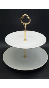 شیرینی خوری گرد سفید