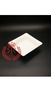 کاسه 13 سفید فلت