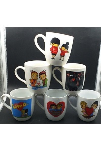 ماگ یک رو چاپ نسترن (طرح لاو جدید)