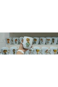 ماگ چاپی نسترن (طرح دختر )