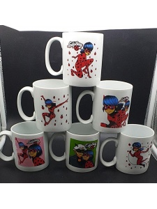 ماگ یک رو چاپ نسترن (طرح دختر کفشدوزک)