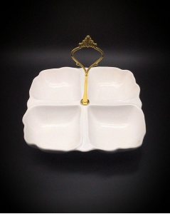 اردو خوری صدف 4تایی دسته دار