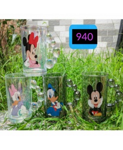 لیوان دسته حبابی میکی