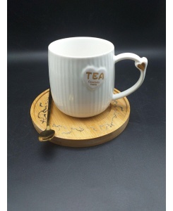 ماگ سرامیکی زیره چوبی