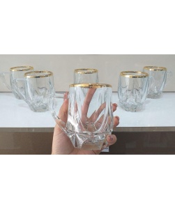 فنجان استاتیک خط طلا