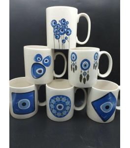 ماگ یک رو چاپ نسترن (طرح چشمی)