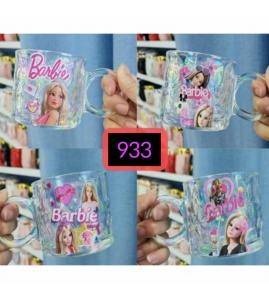 فنجان شیشه ای باربی