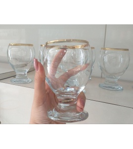 گیلاس خوری لنا خط طلا