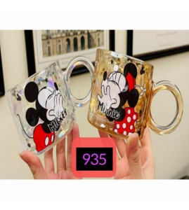 فنجان شیشه ای میکی موس