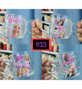 فنجان شیشه ای باربی