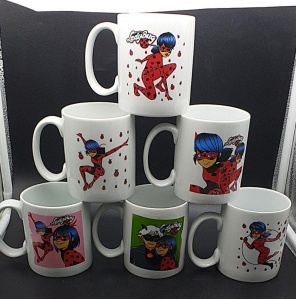 ماگ یک رو چاپ نسترن (طرح دختر کفشدوزک)