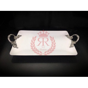 دیس دسته پیوتر پایه دار فلت سایز 38