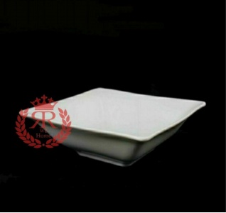 کاسه 24 سفید فلت