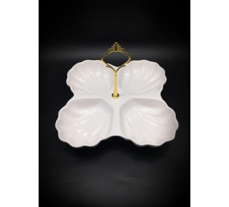 اردوخوری 4تایی صدف دسته دار