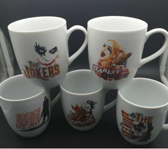 ماگ یک رو چاپ نسترن (طرح جوکر)