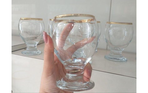 گیلاس خوری لنا خط طلا