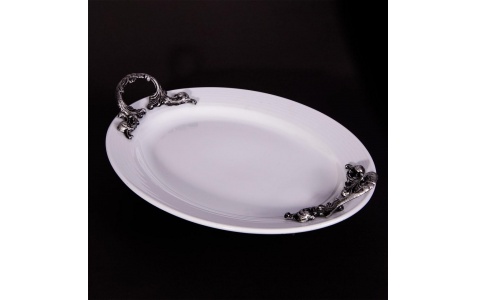 دیس 36 بیضی هتلی دسته پیوتر