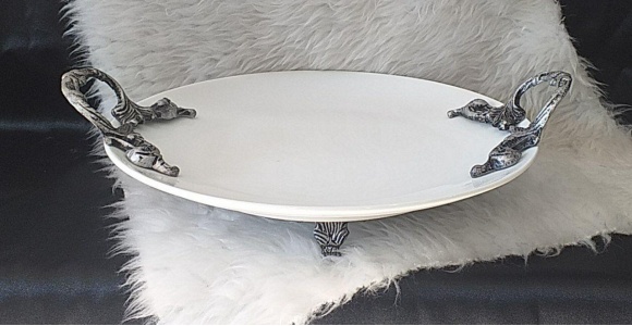 تخت27 دیپلمات سفید دسته پیوتر